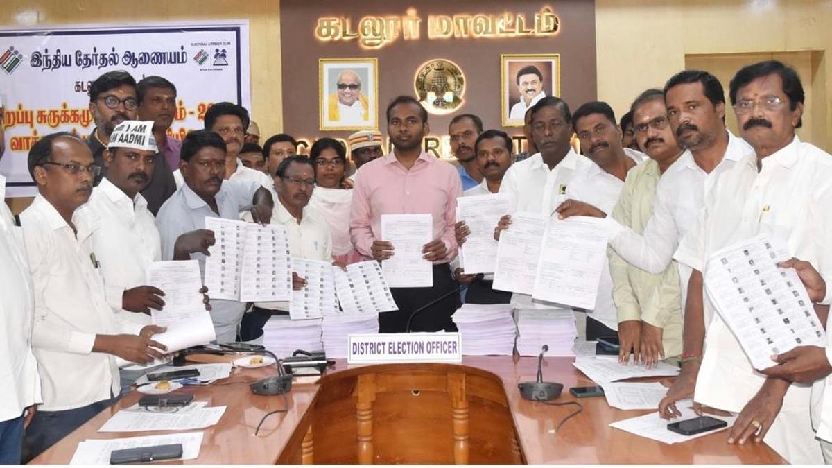 Final electoral rolls released in Cuddalore, Kallakurichi and Villupuram districts